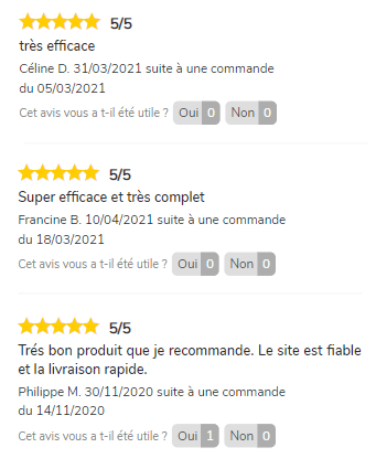 Avis jambes légères - Naturoscience